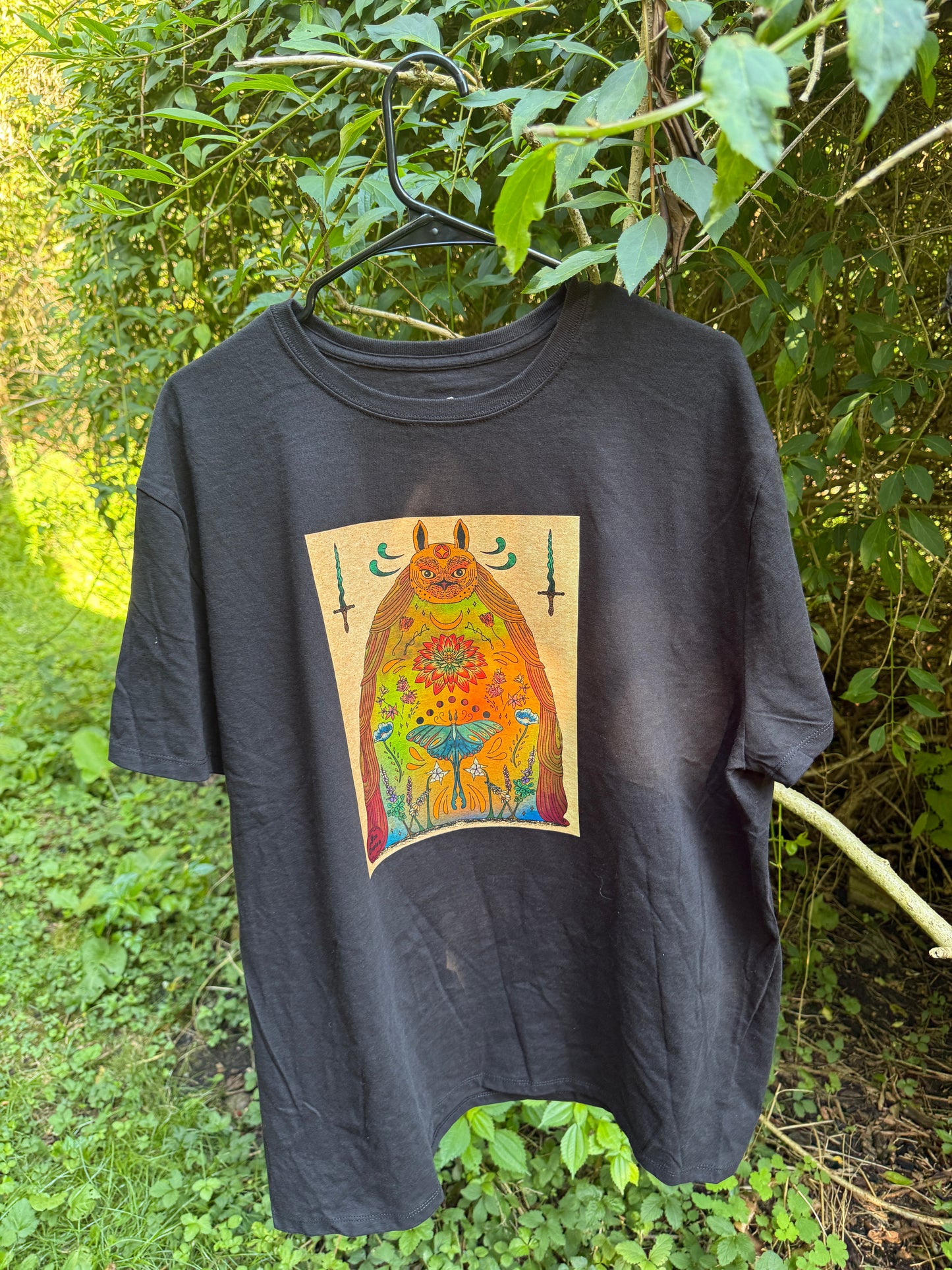 "Prudent Buho" 2XL Black TShirt