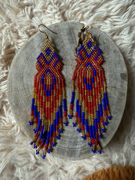 Handmade "Primary" Colombian Earrings