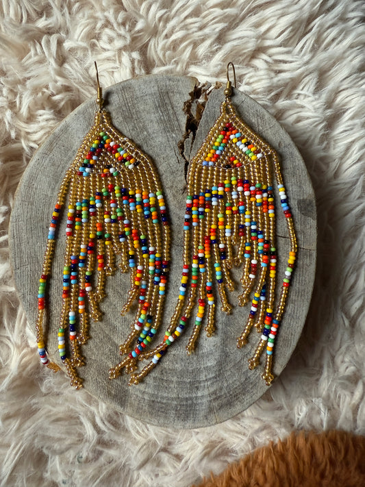 Handmade "Multi" Colombian Earrings