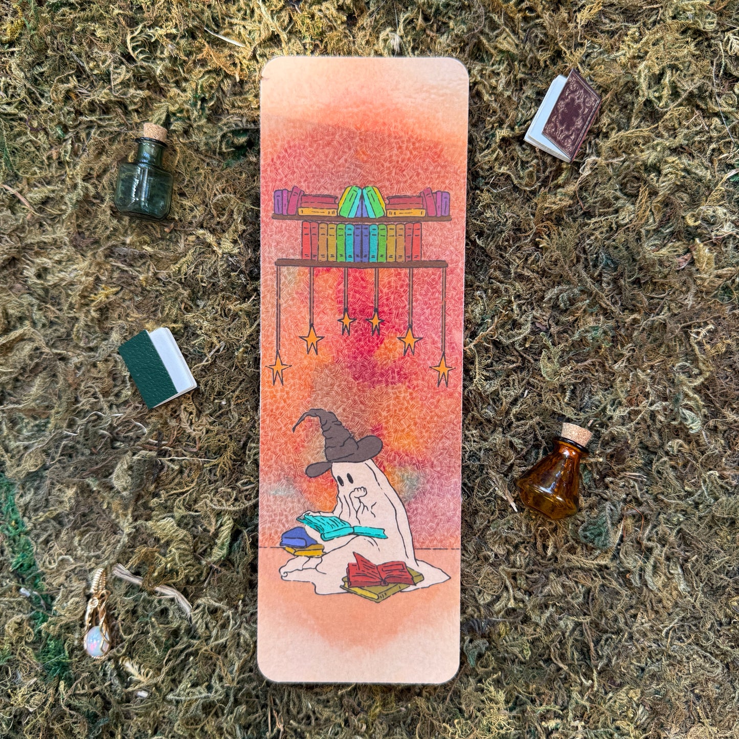 Fantasmas y Libros Bookmark