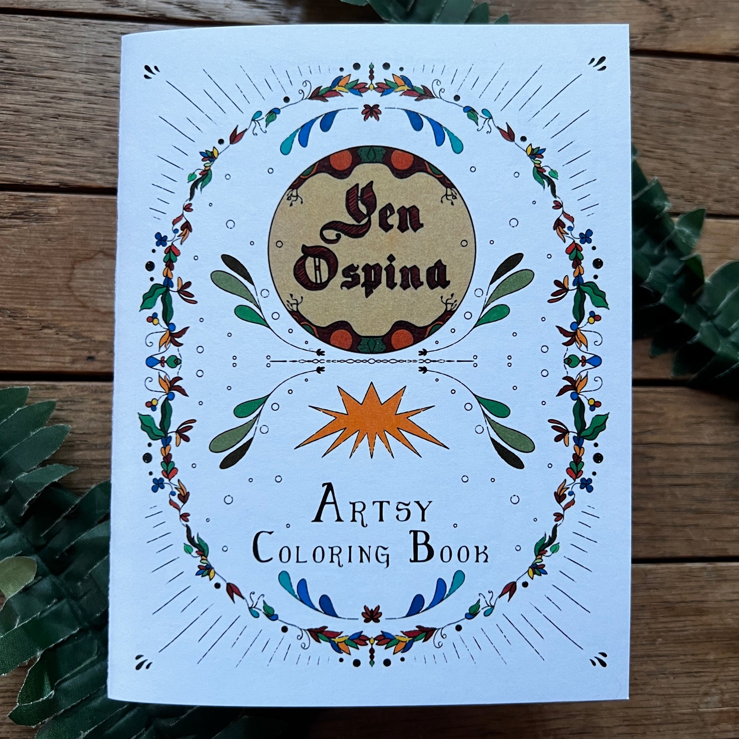 1st Edition "Artsy Coloring Book" by Yen Ospina