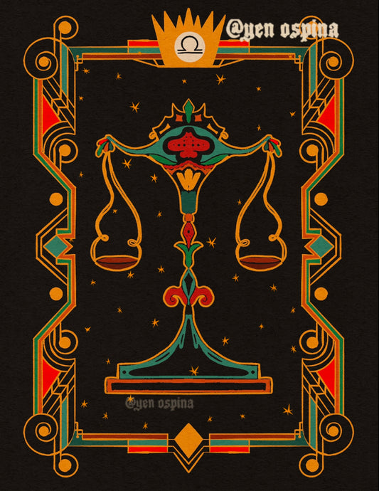 Libra Zodiac Dark