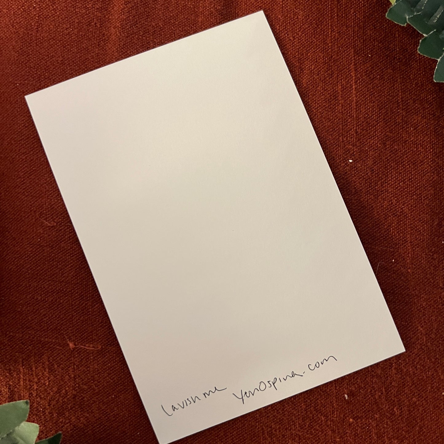 Borderless "Lavish Me" Matte 5x7 Art Print