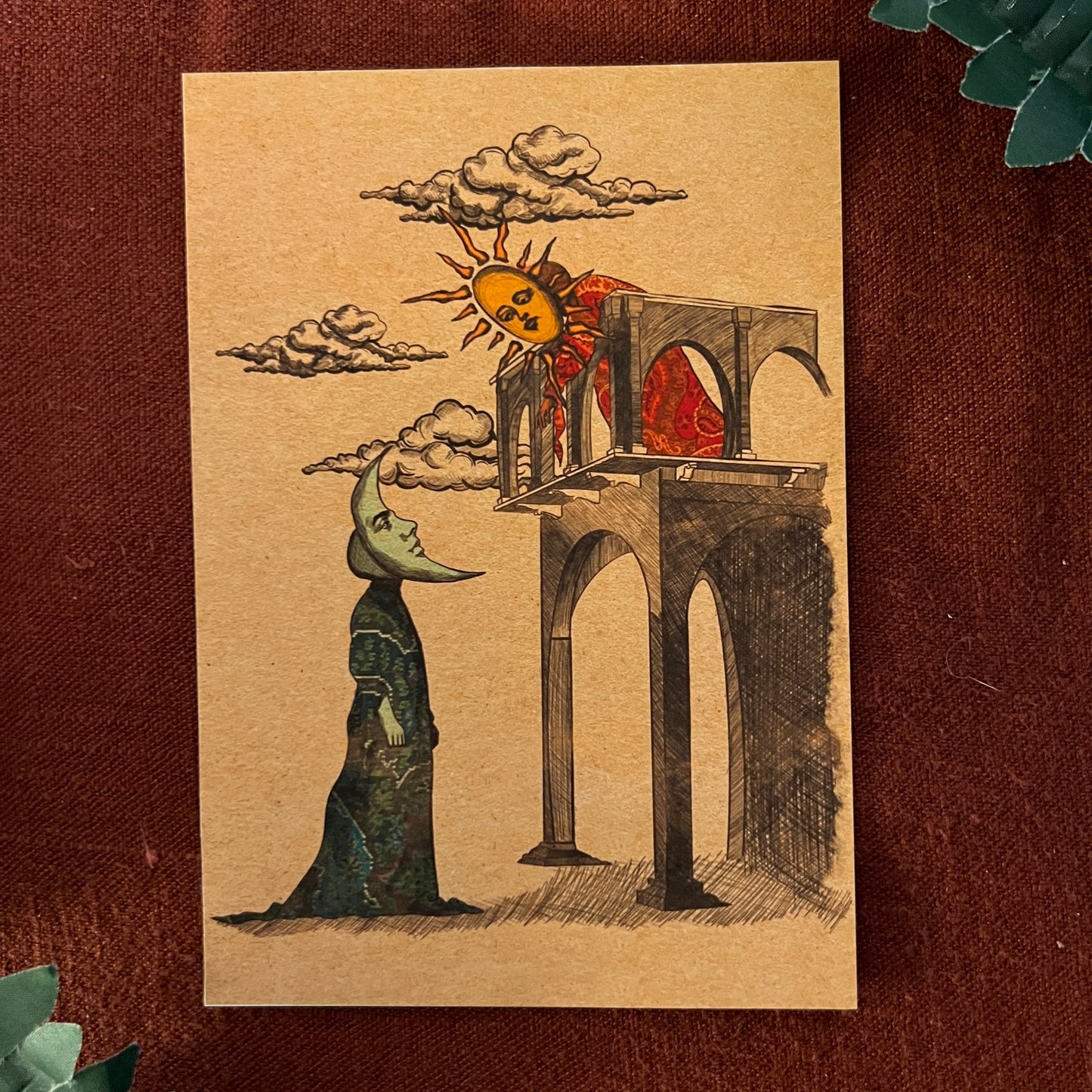 Borderless "Dame La Mano" Matte 5x7 Art Print