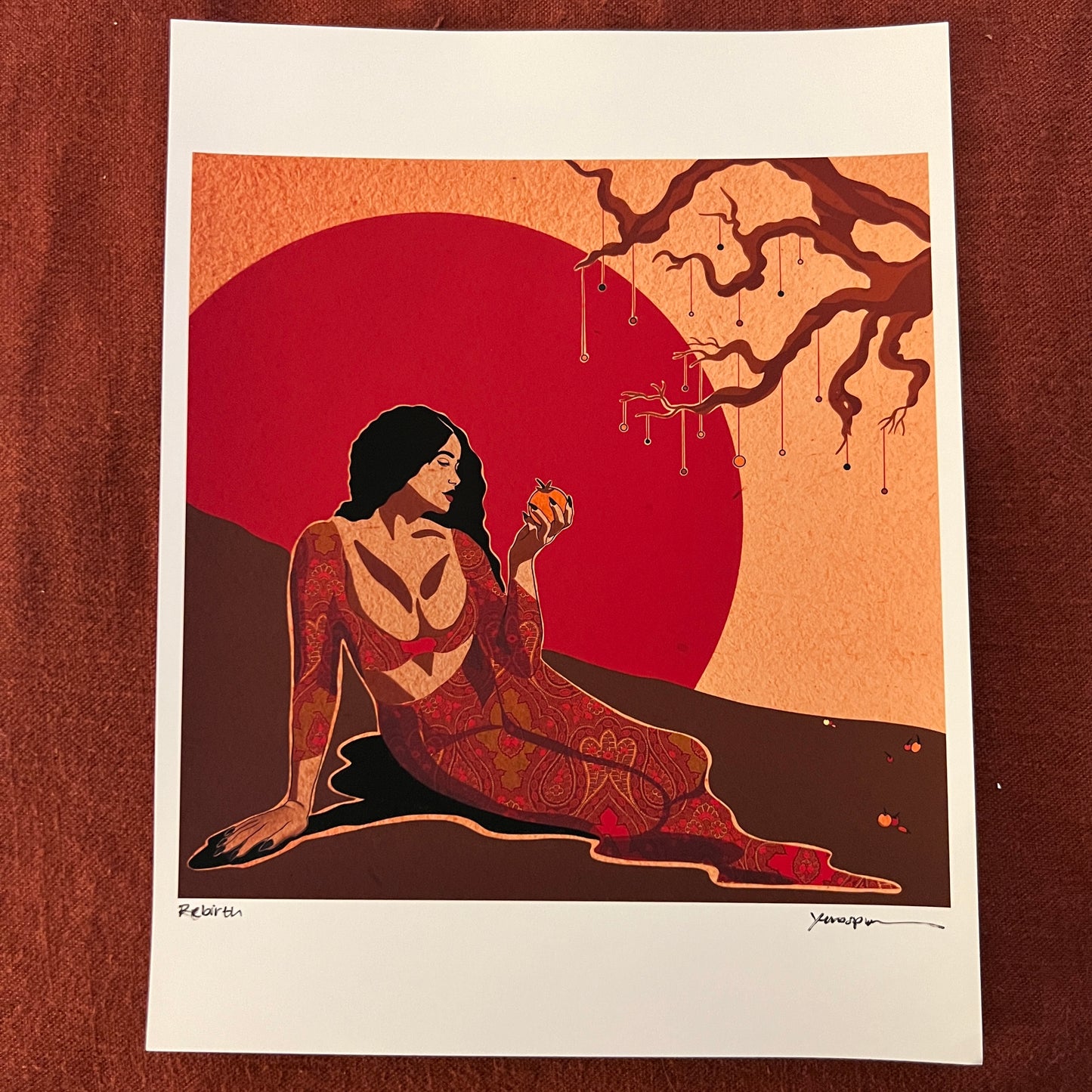 "Rebirth" 8.5X11 Thin Matte Art Print