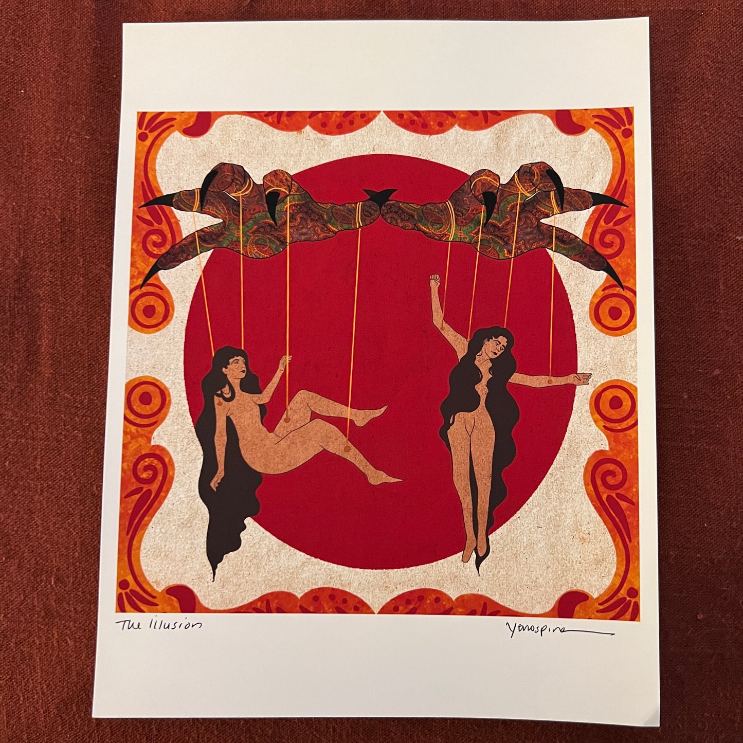 "The Illusion" 8.5X11 Thin Matte Art Print