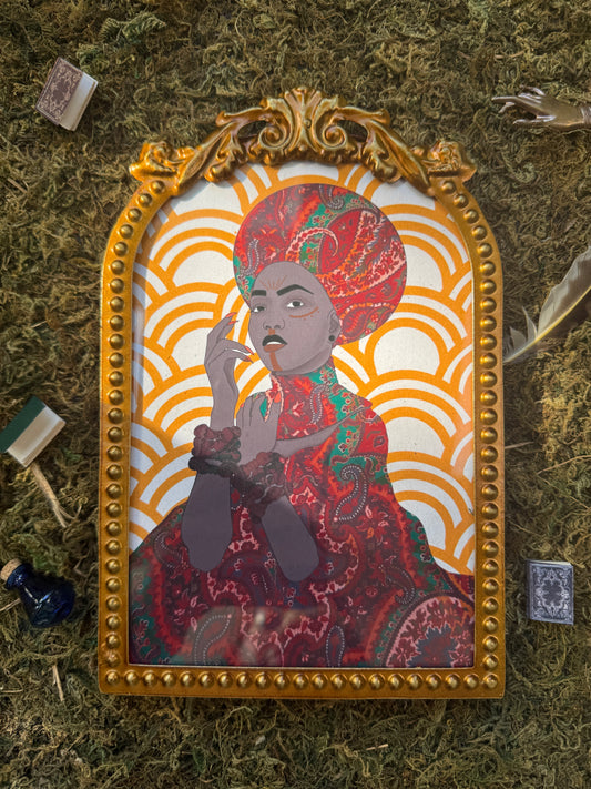 Small Framed "Daliah"