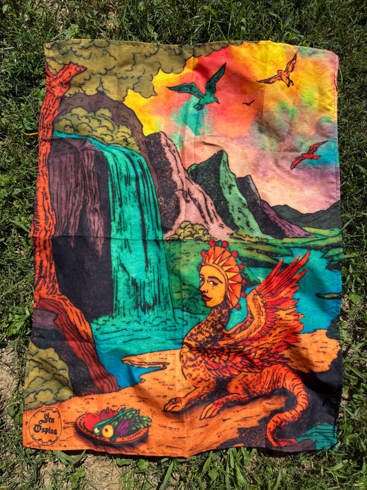 "Basking" Tapestry