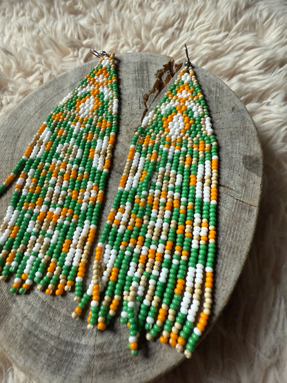 Handmade "Batik" Colombian Earrings