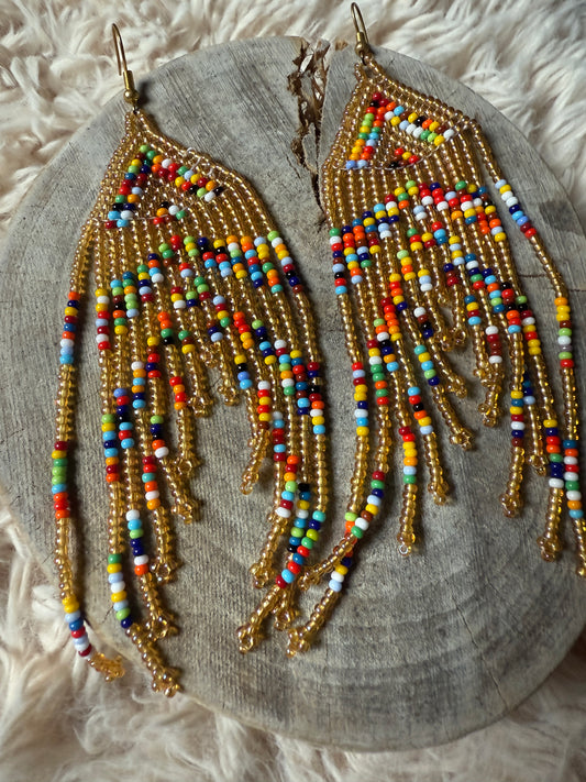 Handmade "Multi" Colombian Earrings
