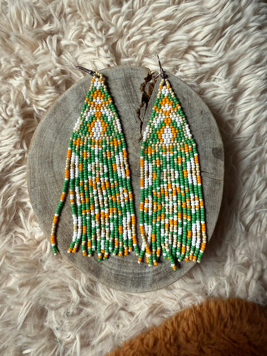 Handmade "Batik" Colombian Earrings