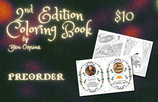 2nd Edition "Coloring Book" by Yen Ospina [Preorder]