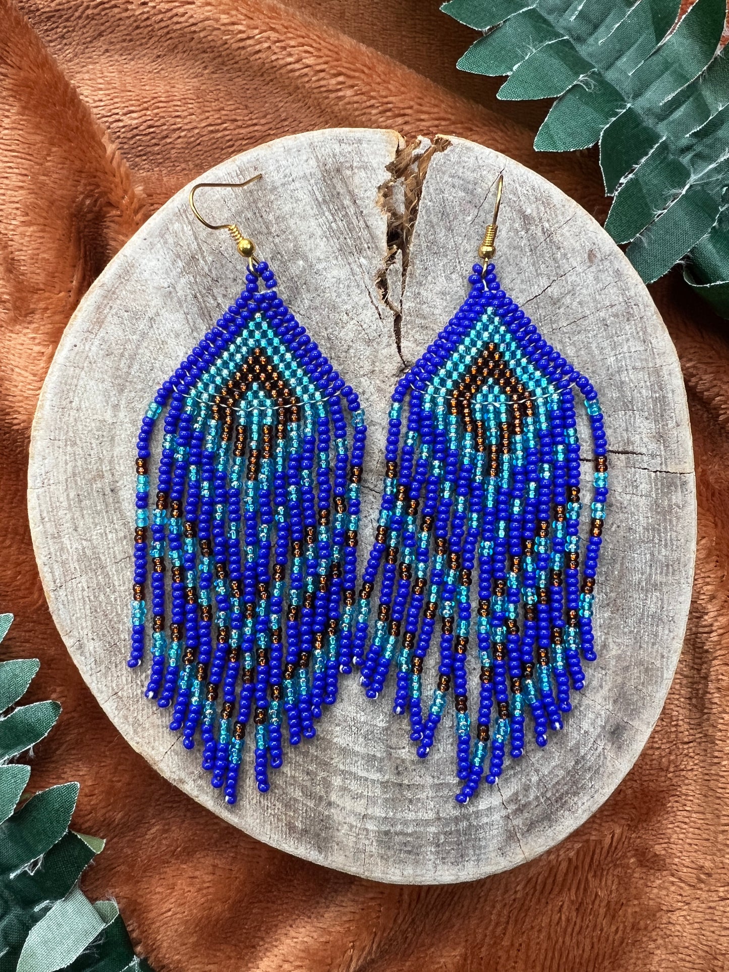 Handmade "Cobalt" Colombian Earrings