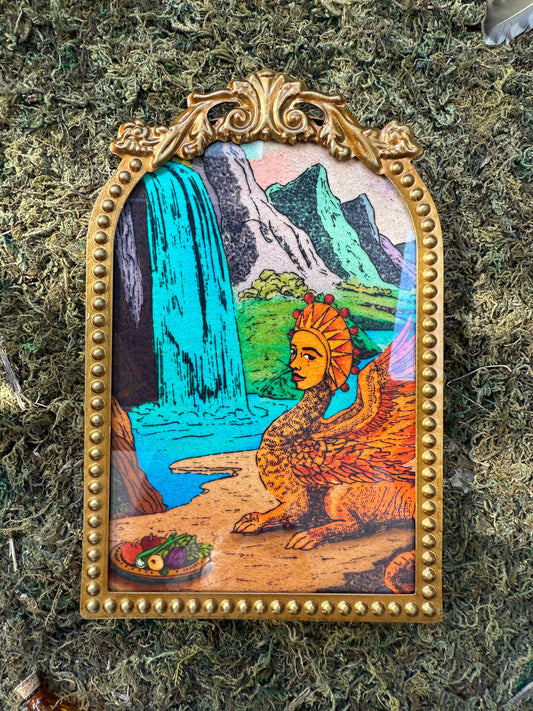 Small Framed "Basking"