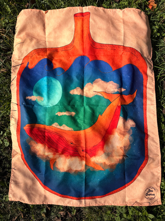 "Ballena Nadando" Tapestry