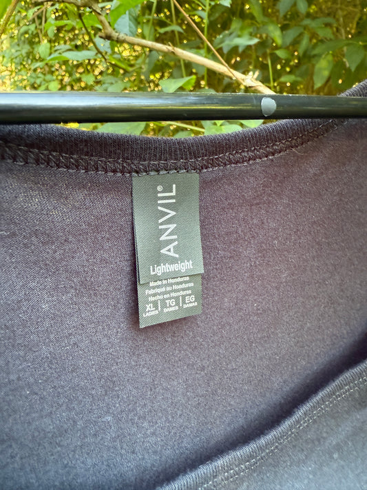 "Prudent Lobo" XL W  Black Tank Top
