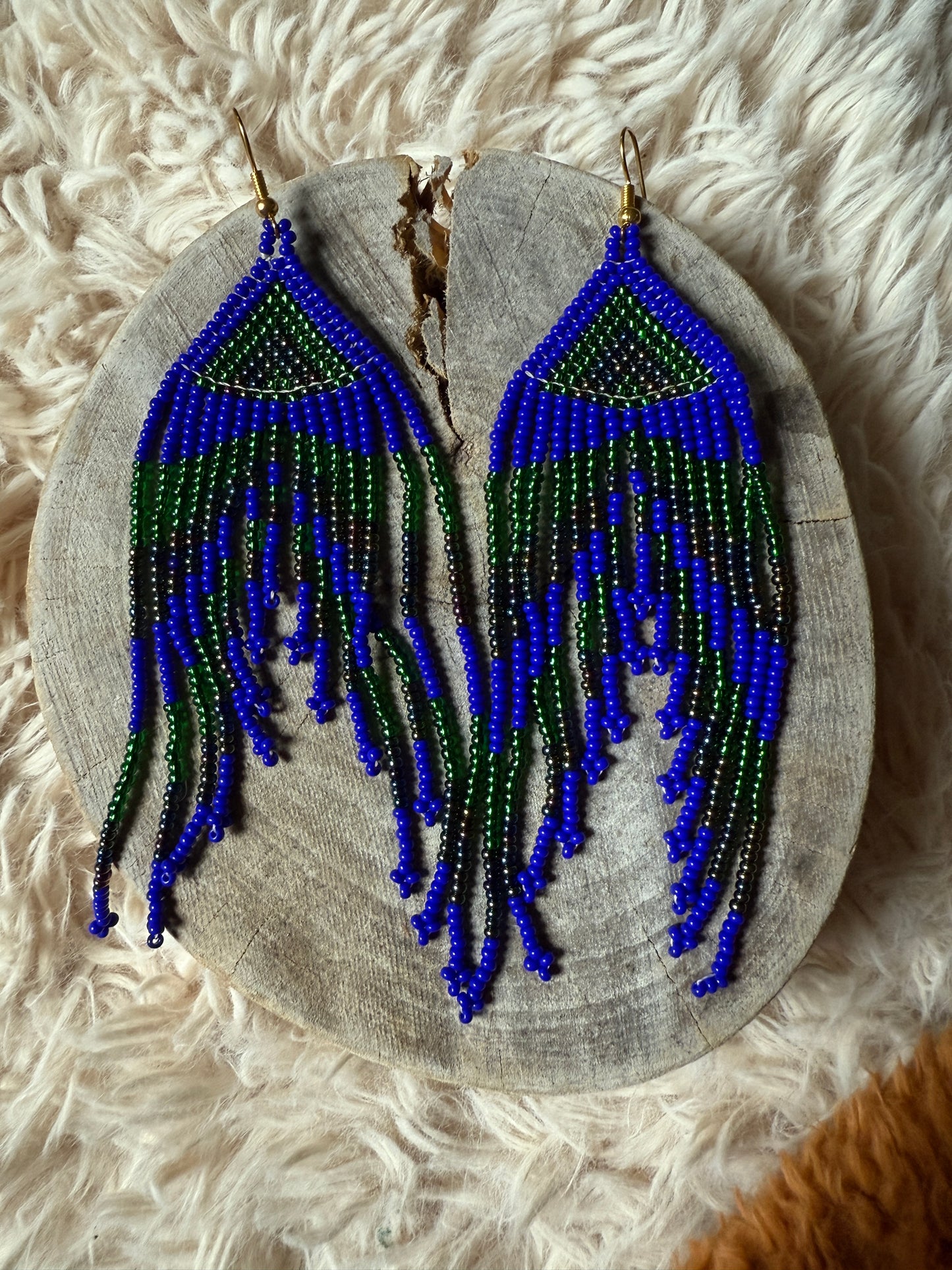 Handmade "Cobalt" Colombian Earrings