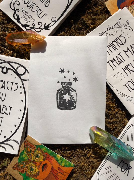 Mystery Zine & Sticker 1