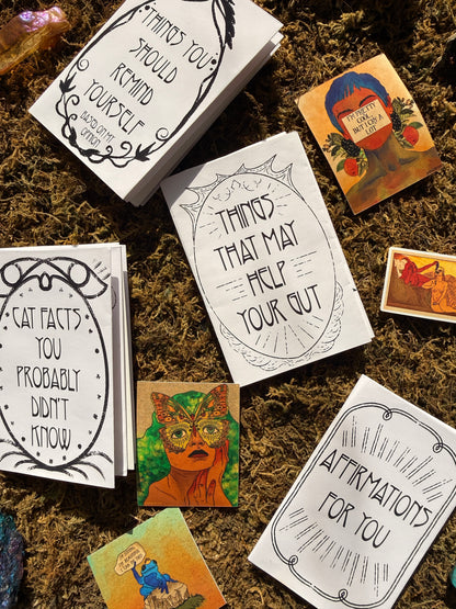 Mystery Zine & Sticker 1