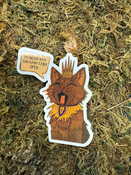 "Too many Tabs" Sticker