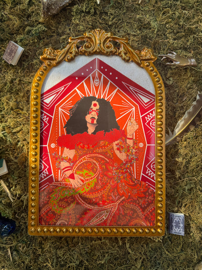 Small Framed "Lipo Pimienta"
