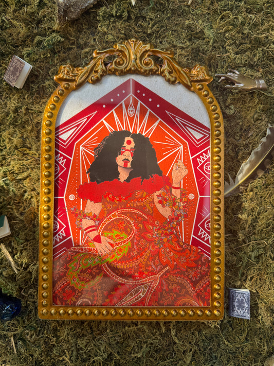 Small Framed "Lipo Pimienta"