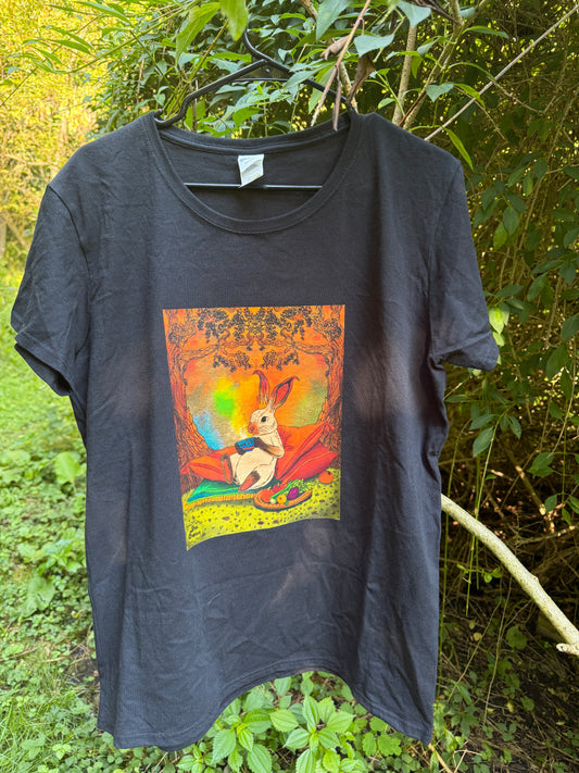 "Feast" XL W Black Tshirt
