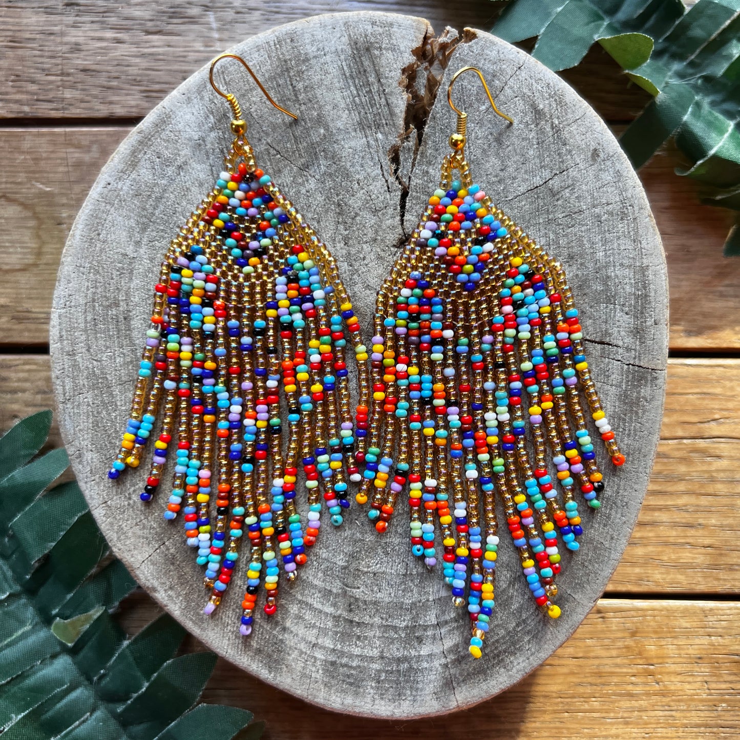 Handmade "Mardigra" Colombian Earrings