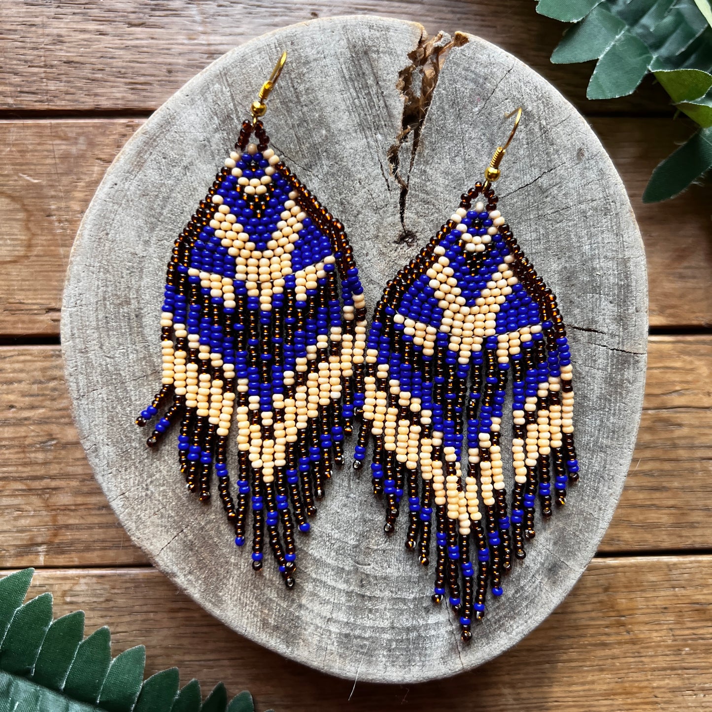 Handmade "Blue Robin" Colombian Earrings