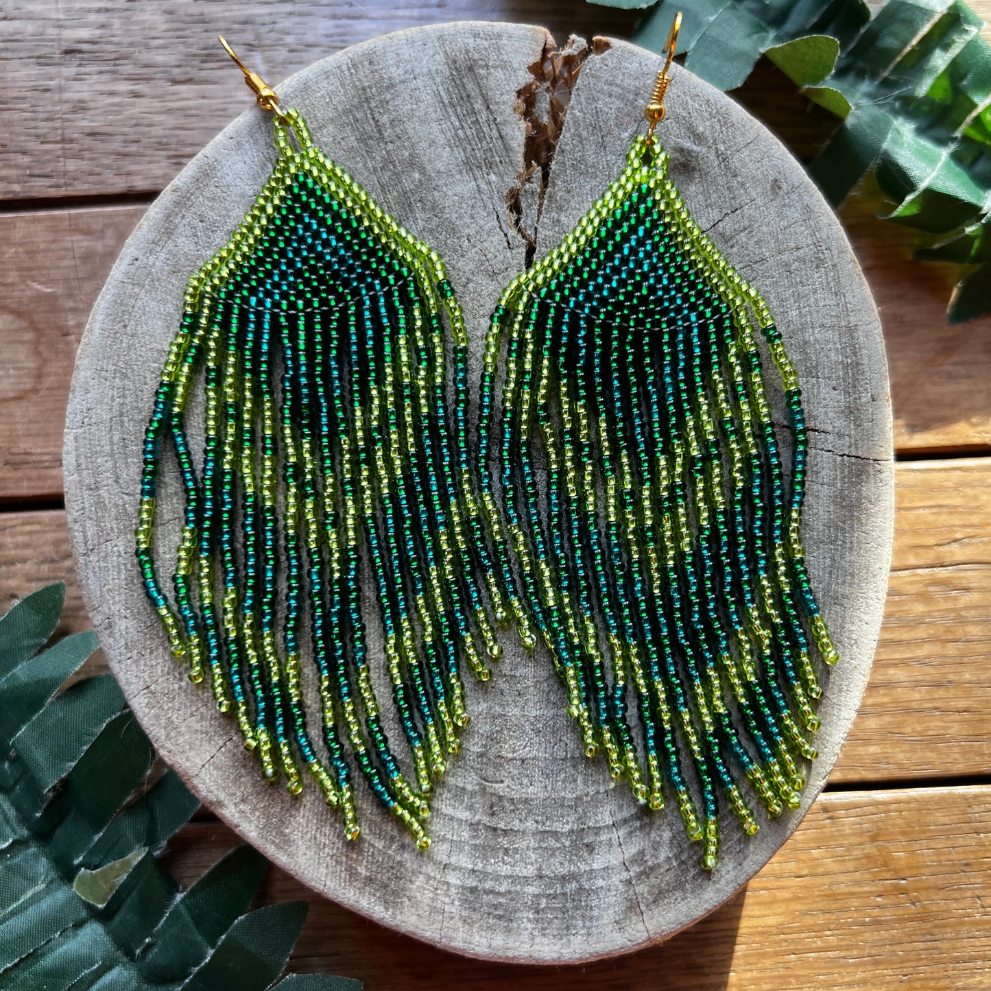 "Handmade "Forest Grove" Colombian Earrings