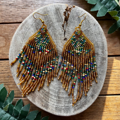 Handmade "Chami Fountain" Colombian Earrings