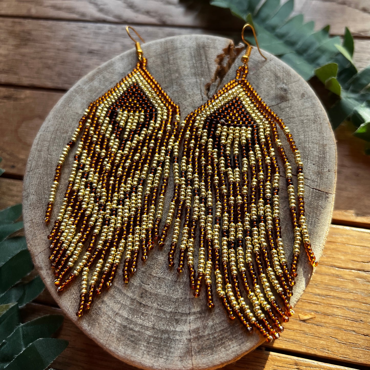 Handmade "Bitter Coffee" Colombian Earrings