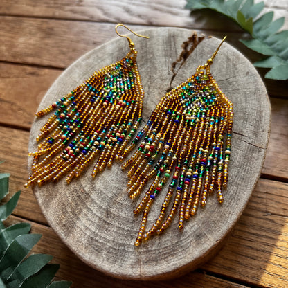 Handmade "Chami Fountain" Colombian Earrings