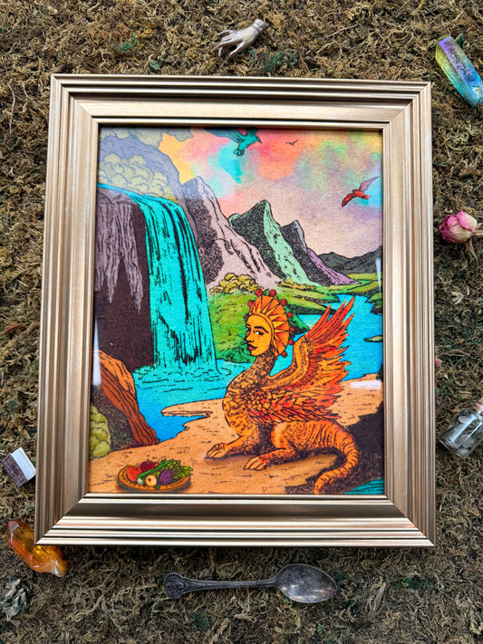 Medium Framed "Basking"