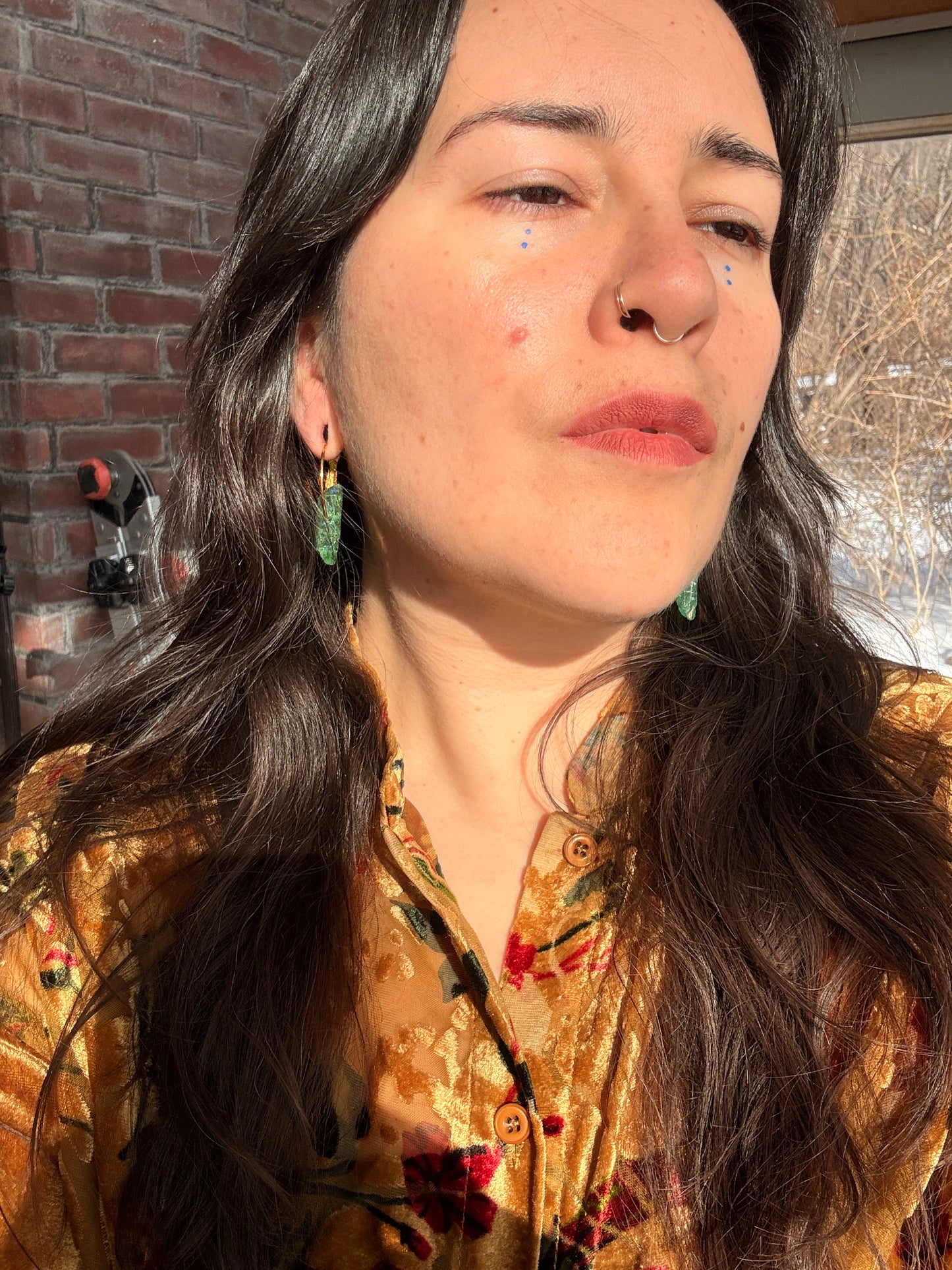 Quartz Mint Earrings