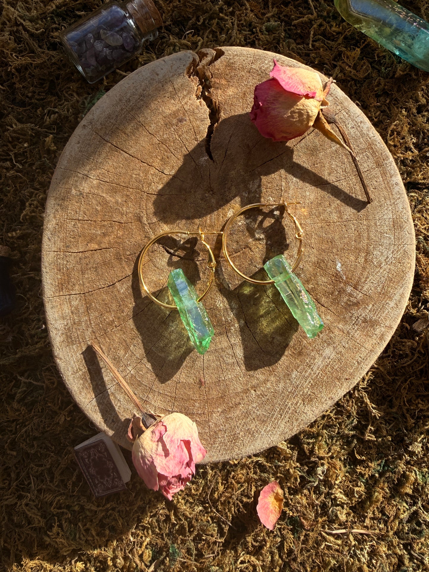 Quartz Mint Earrings