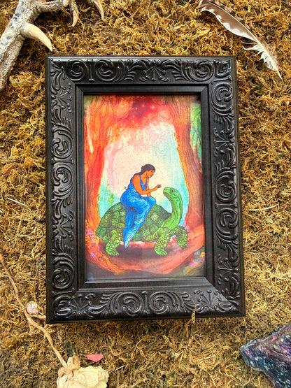 Small Framed "Tortuga"
