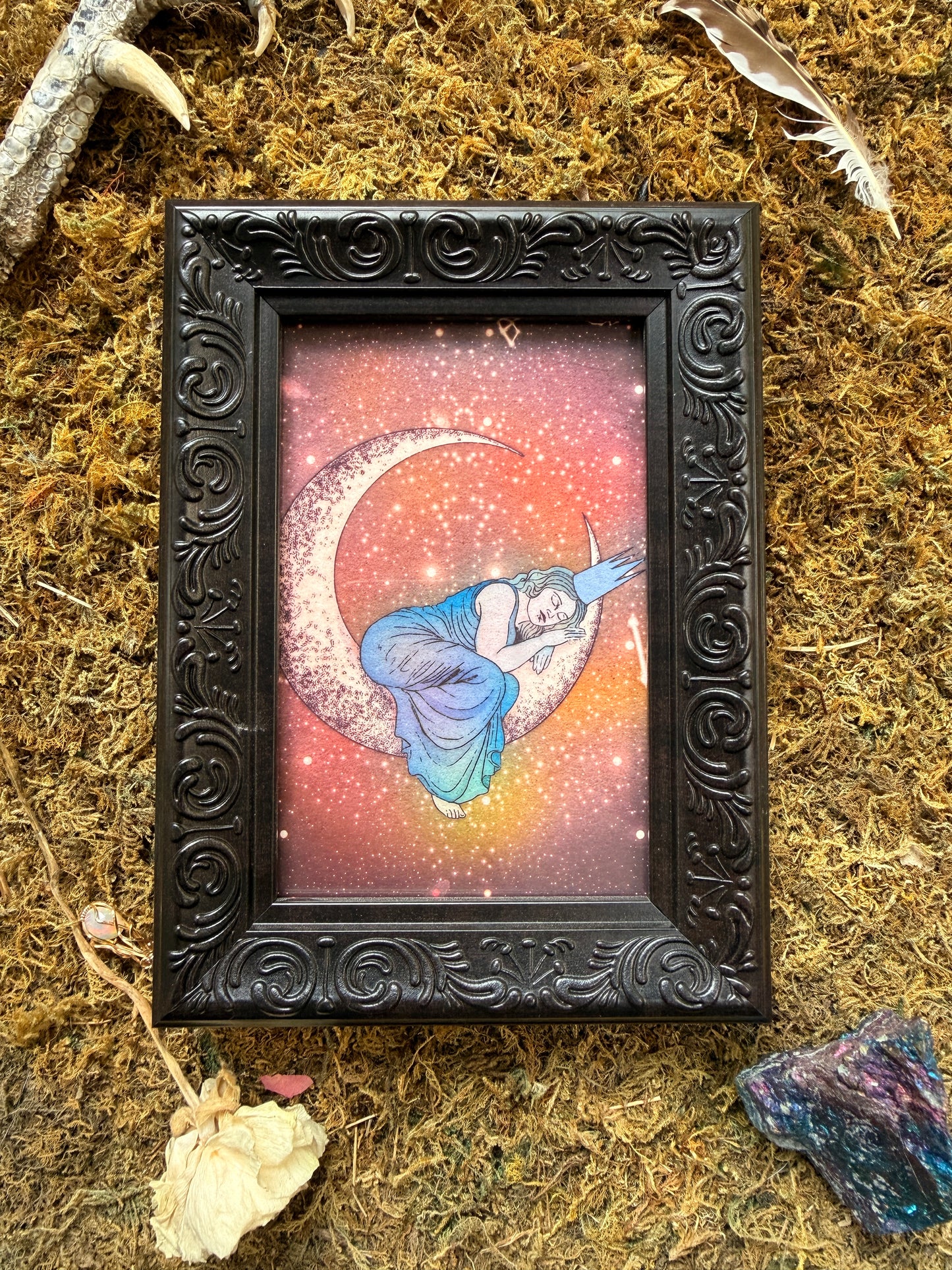 Small Framed "Waning"