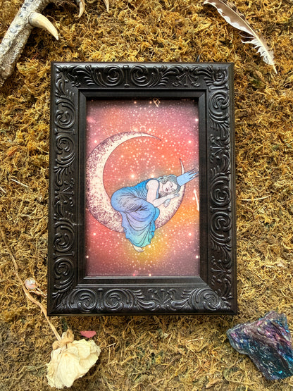 Small Framed "Waning"