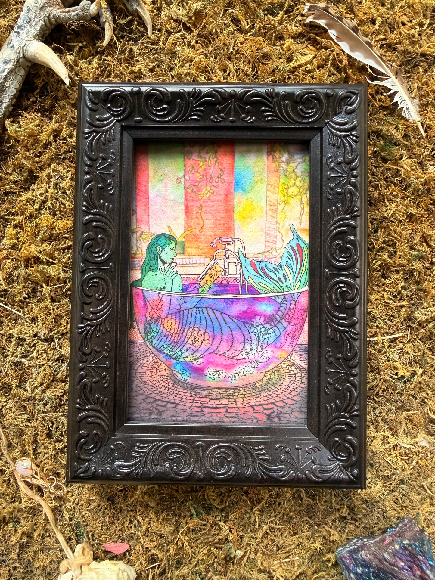 Small Framed "Self Care"