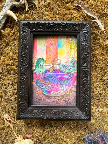 Small Framed "Self Care"