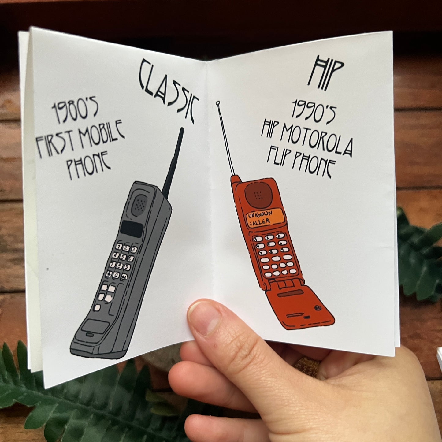 "Phones Throughout The Ages" Zine