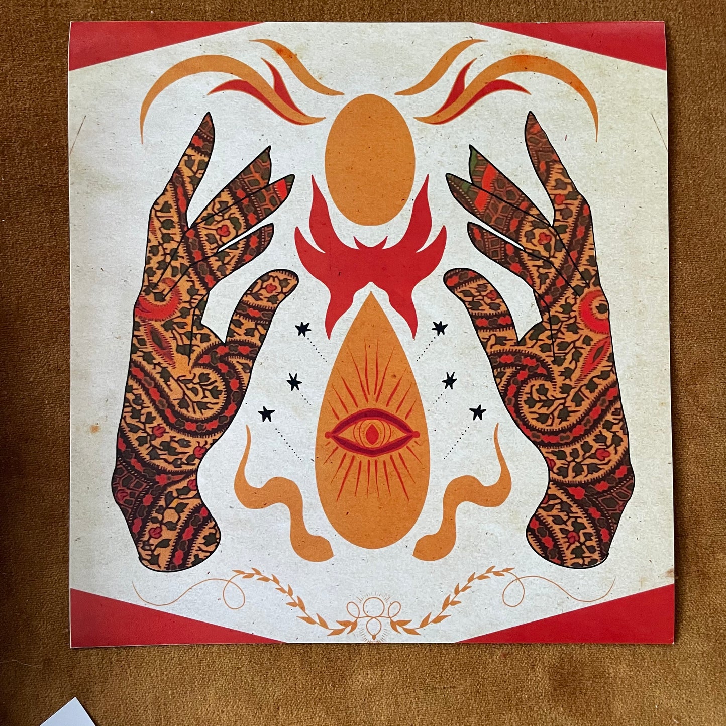 7.5x8" Medusa Art Printed on HP PREMIUM PHOTO PAPER