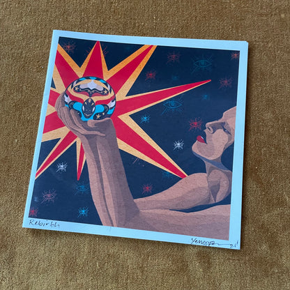 "Rebirth" Greeting Card [no envelope]