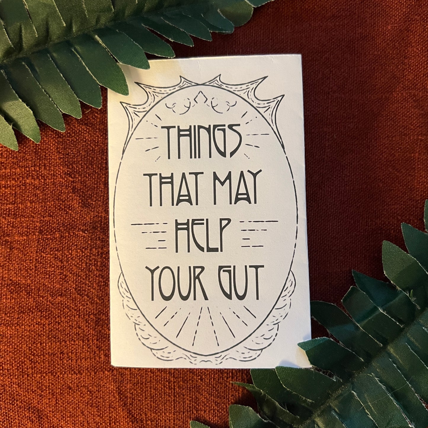 "Things That May Help Your Gut" Zine