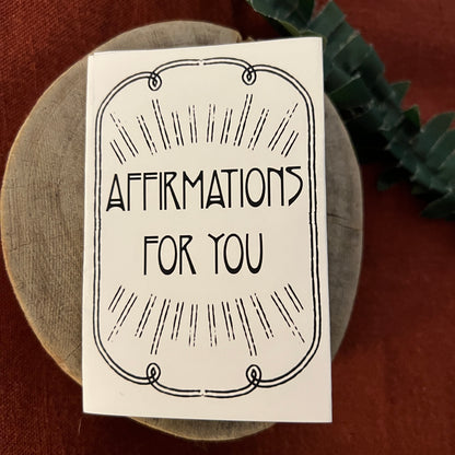 "Affirmations For You" Zine