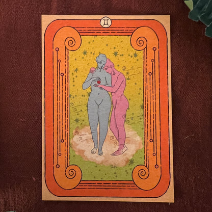 Semi-Borderless "Gemini" Matte Horoscope 5x7 Art Print